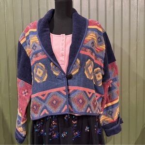 VTG Anu by Natural 100% cotton patterned jacket
